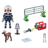 Playmobil Action Heroes Protección de animales Brigada de fuego - 71467