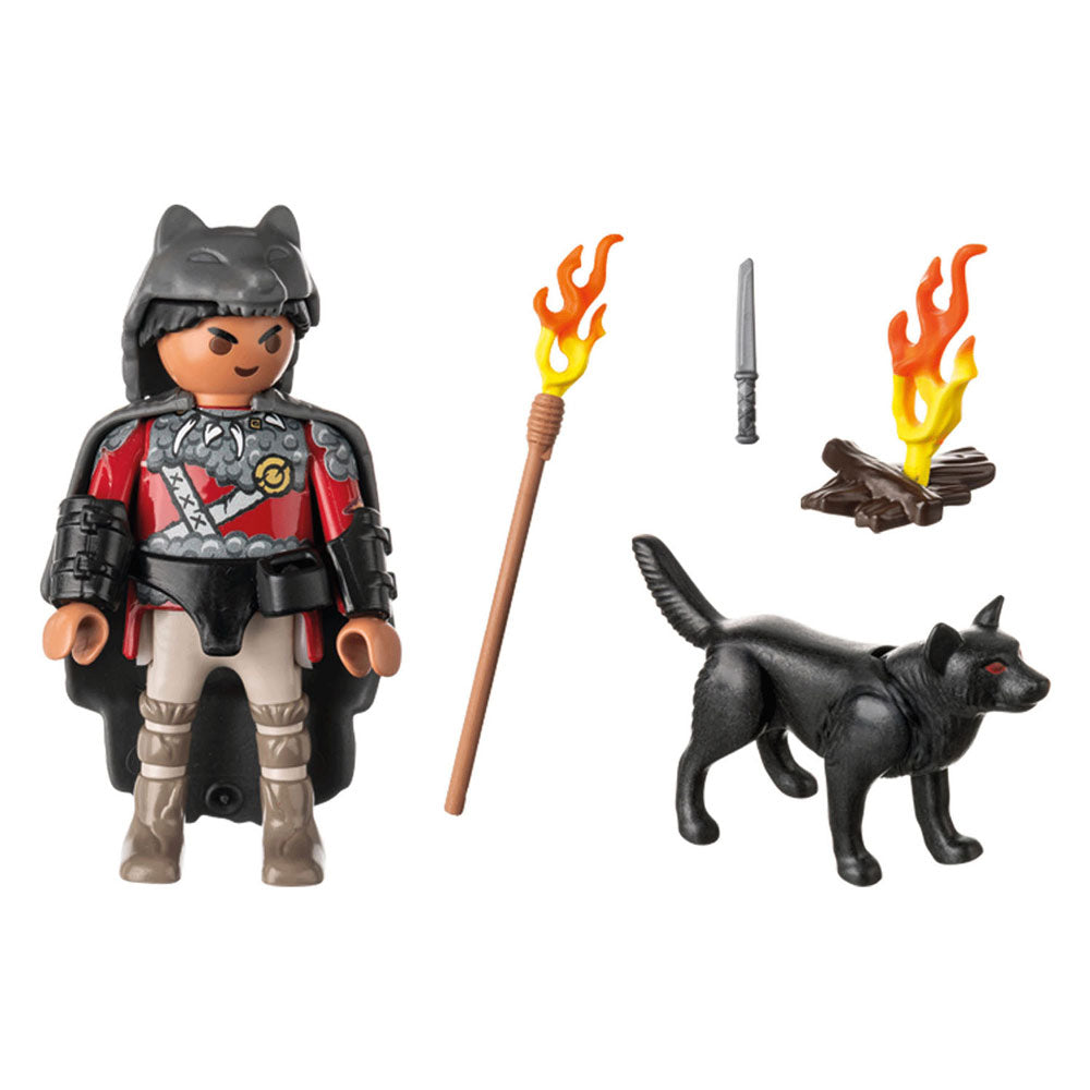 Playmobil Specials Krijger z Wolf 71482