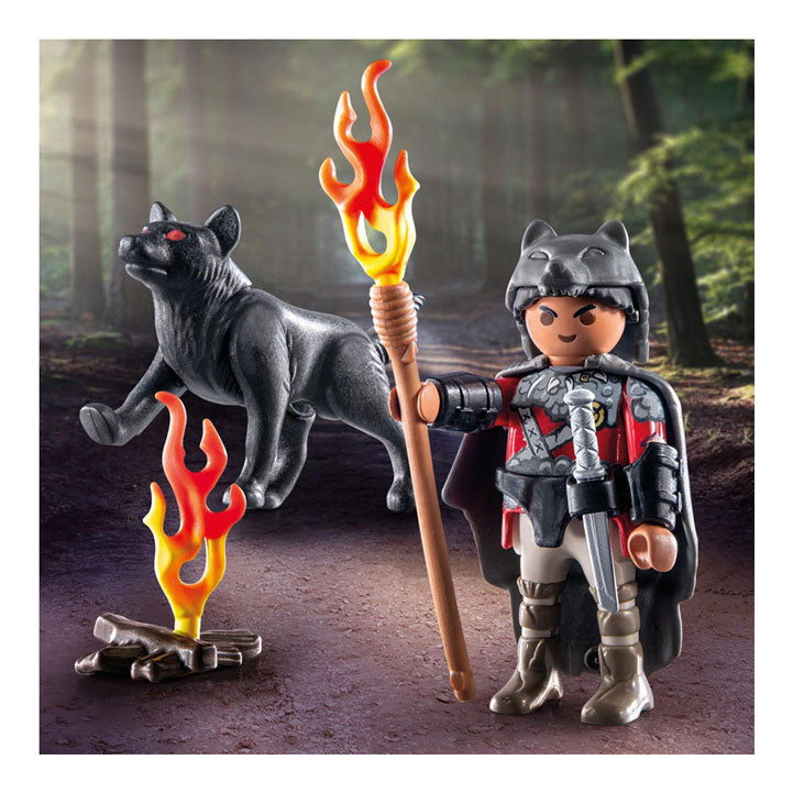 Playmobil Specials Krijger z Wolf 71482