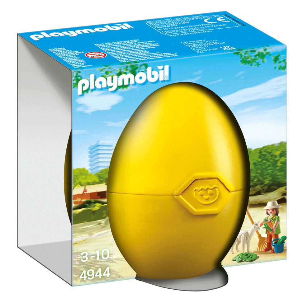 Playmobil Animal Caretaker s alpaky ve vajíčce - 4944
