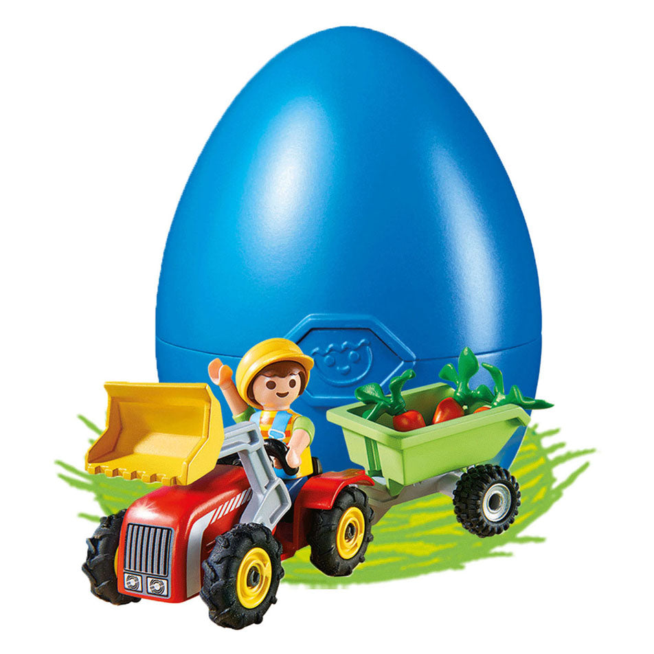Playmobil Boy s dětským traktorem v EI 4943