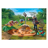 Playmobil Dinos Stegosaurusnest with egg thief 71526