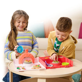 Kinetic sand squish pizza set