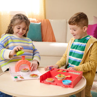 Kinetic sand squish pizza set