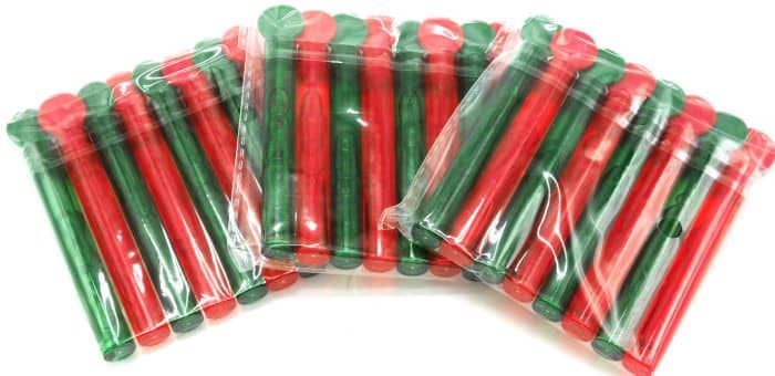 Playgo 24 Bubble Bladder Rods Christmas 11 cm Long