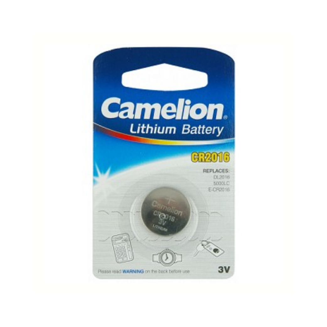 Camelion CR-2016 Lithium Button Cell pr. Stykke