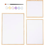 Creativ company mix of stretched canvas, pastel colors, 1 box