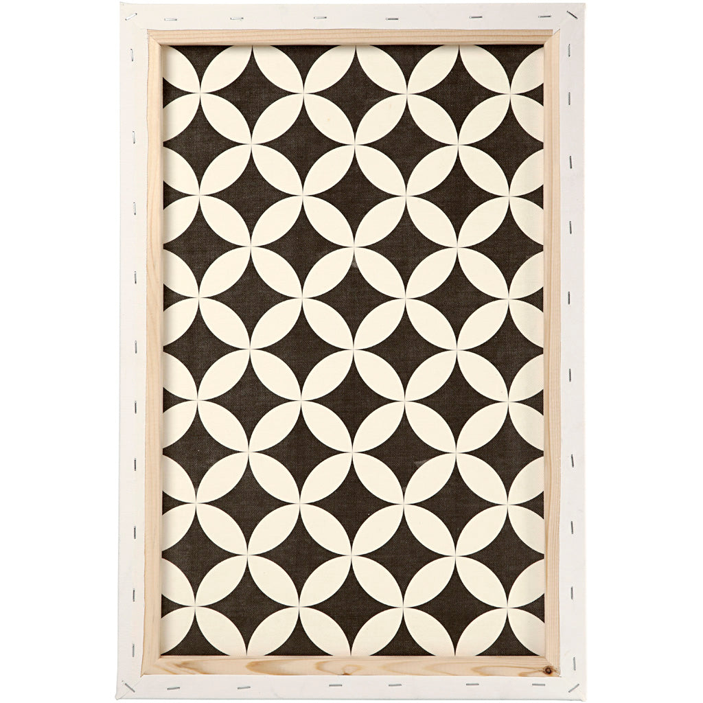 Creativ company canvas, d: 1.7 cm, size 40x60 cm, 360 gr, white, 1 piece