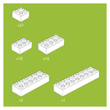Hubelino Building Stone Set, 60DLG.