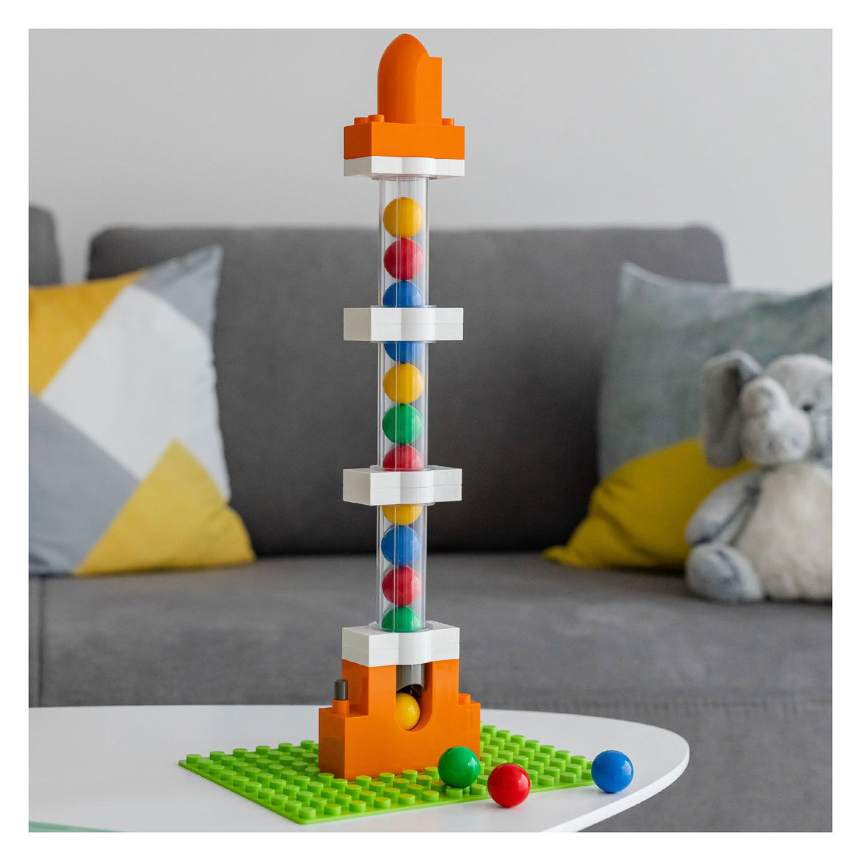 Hubelino marble track extension set lift, 24pcs.