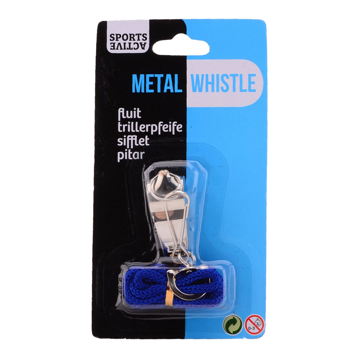 Sports Active match whistle on cord