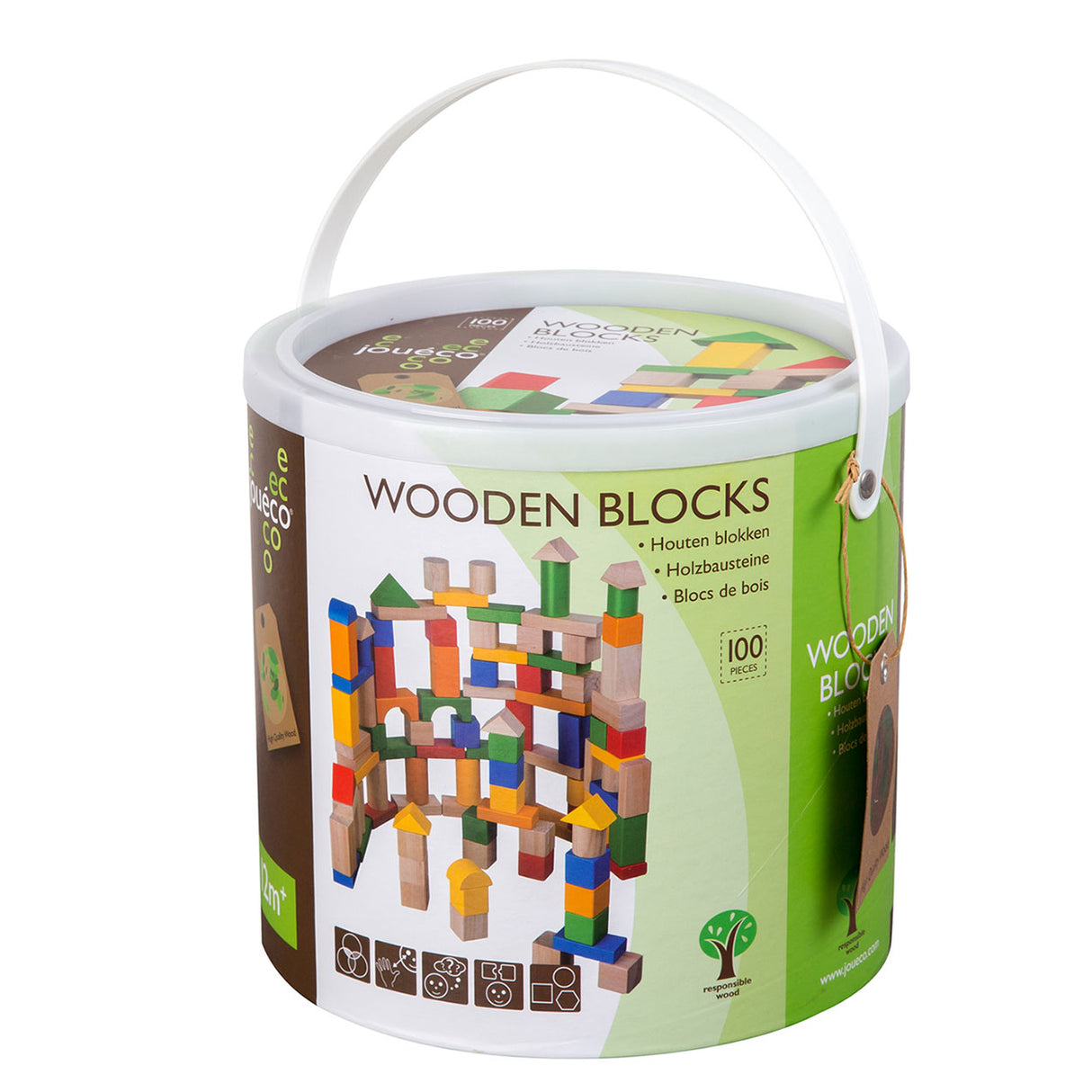 Jouéco Blocs en bois, 100e.