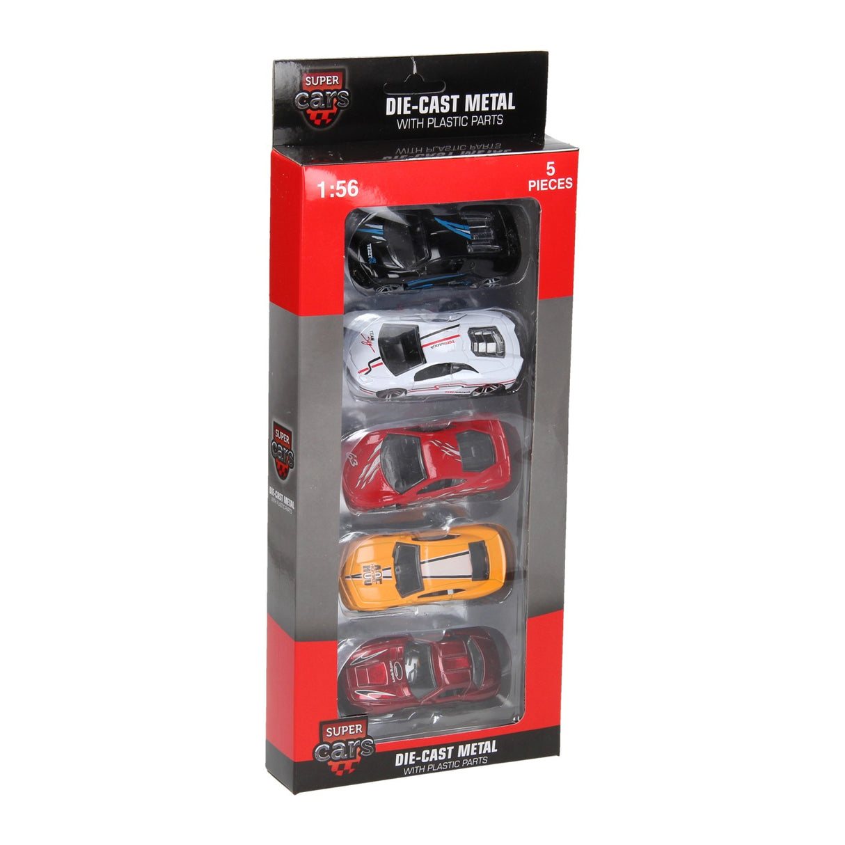 Johntoy super cars die-cast car, 5 pcs.