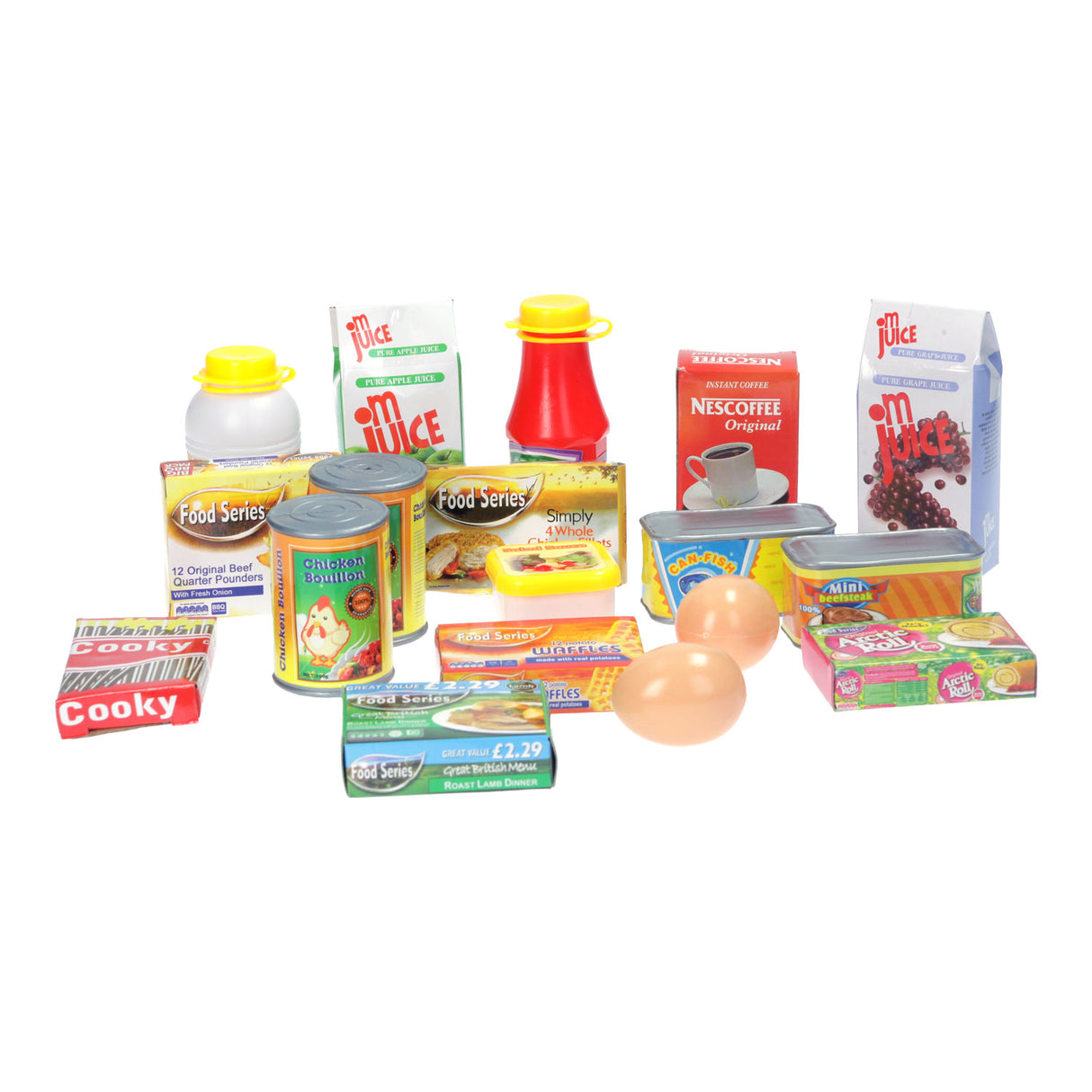 Supermarket para compras em casa Johtoy Speelset, 18dlg.
