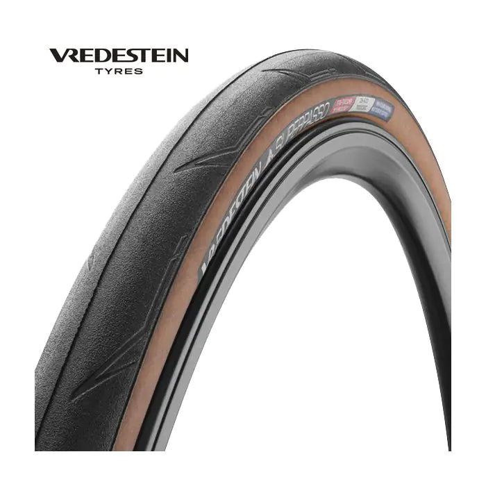 Vredestein Superpasso TLR 700 x 25C black transparent tire