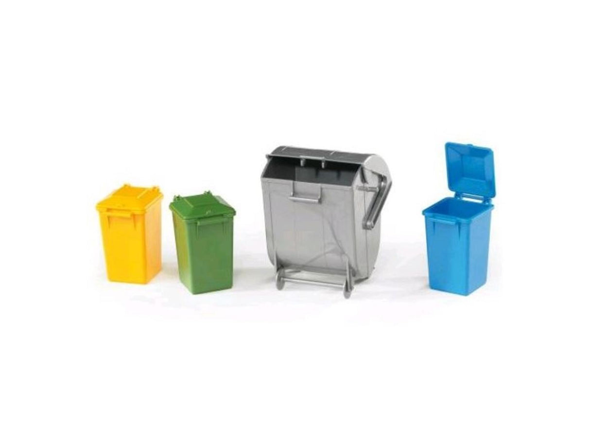 Bruder vuilnistonnenset 4-delig