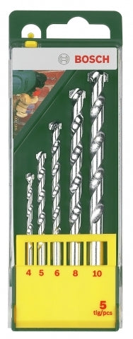 Bosch accessories 5-piece masonry drill bit set | 2607019438 - 2607019438