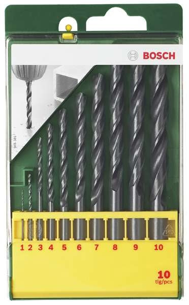 Bosch Accessories 10-piece HSS-R Metal Drill Bit Set | 2607019442 - 2607019442