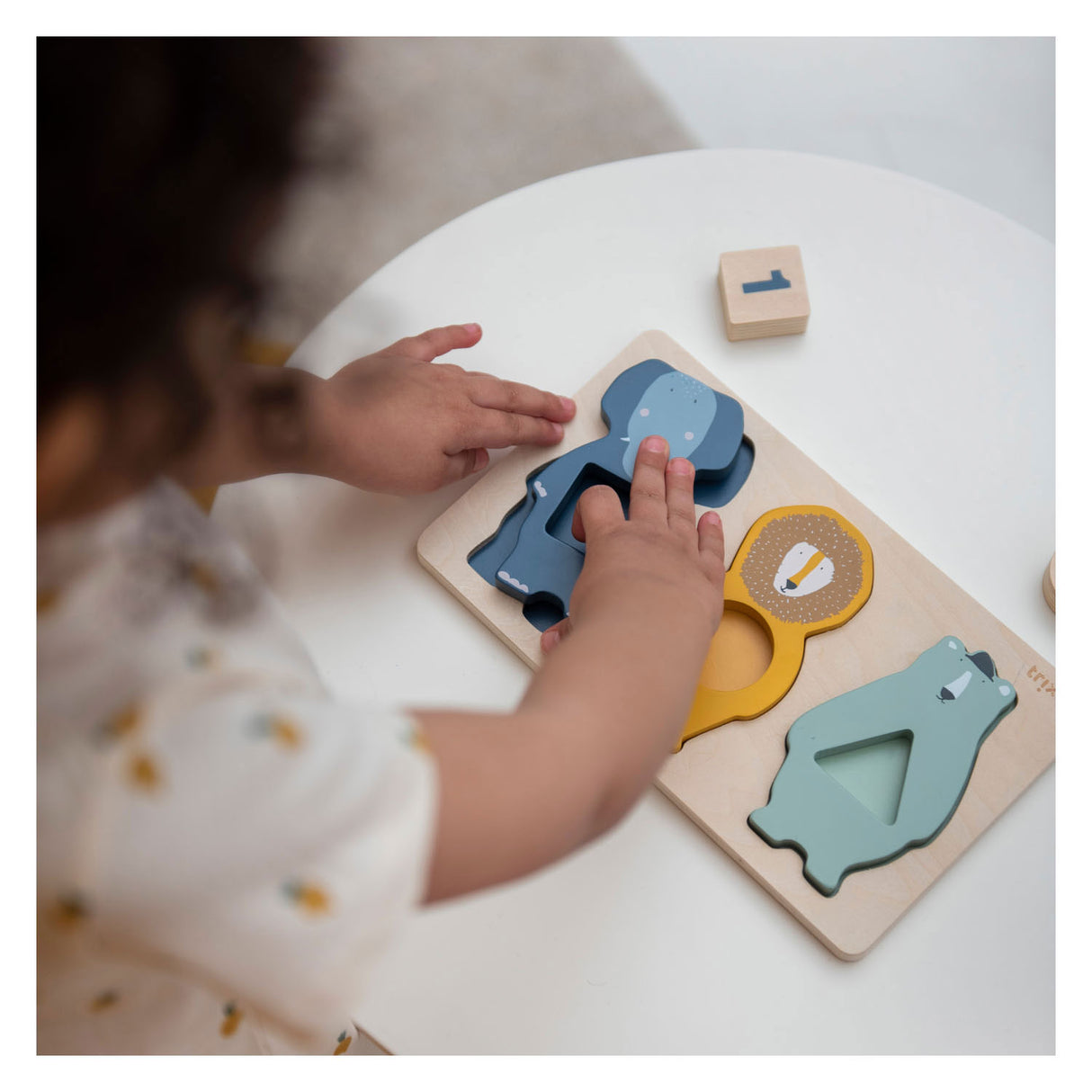 Trixie Wooden Tel Puzze Animals, 6st.