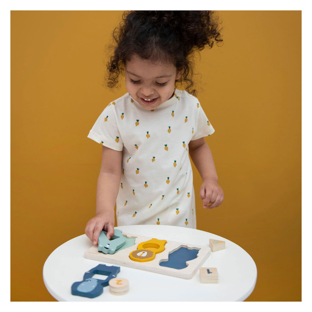 Trixie Wooden Tel Puzze Animals, 6st.