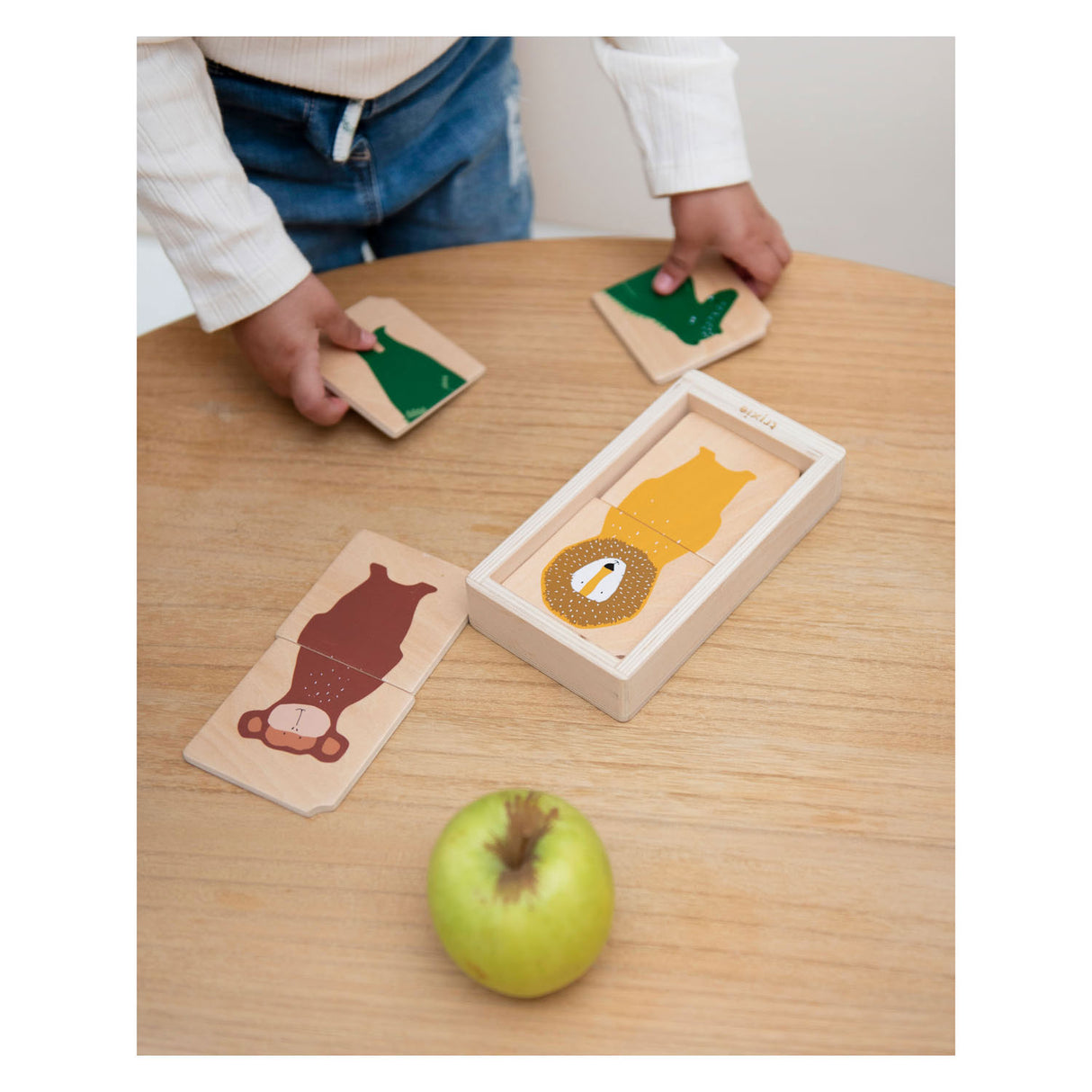 Trixie en bois combo puzzle animaux