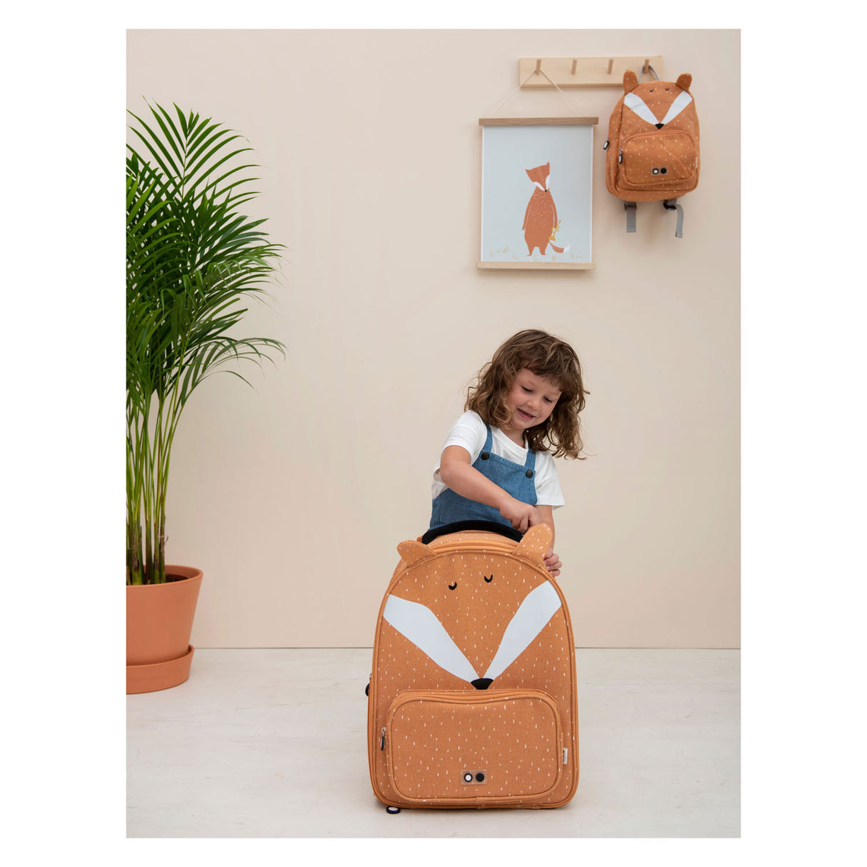 Trixie Trolley suitcase Mr. Fox