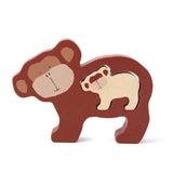 Trixie Wooden Baby Puzzle Mr. Monkey