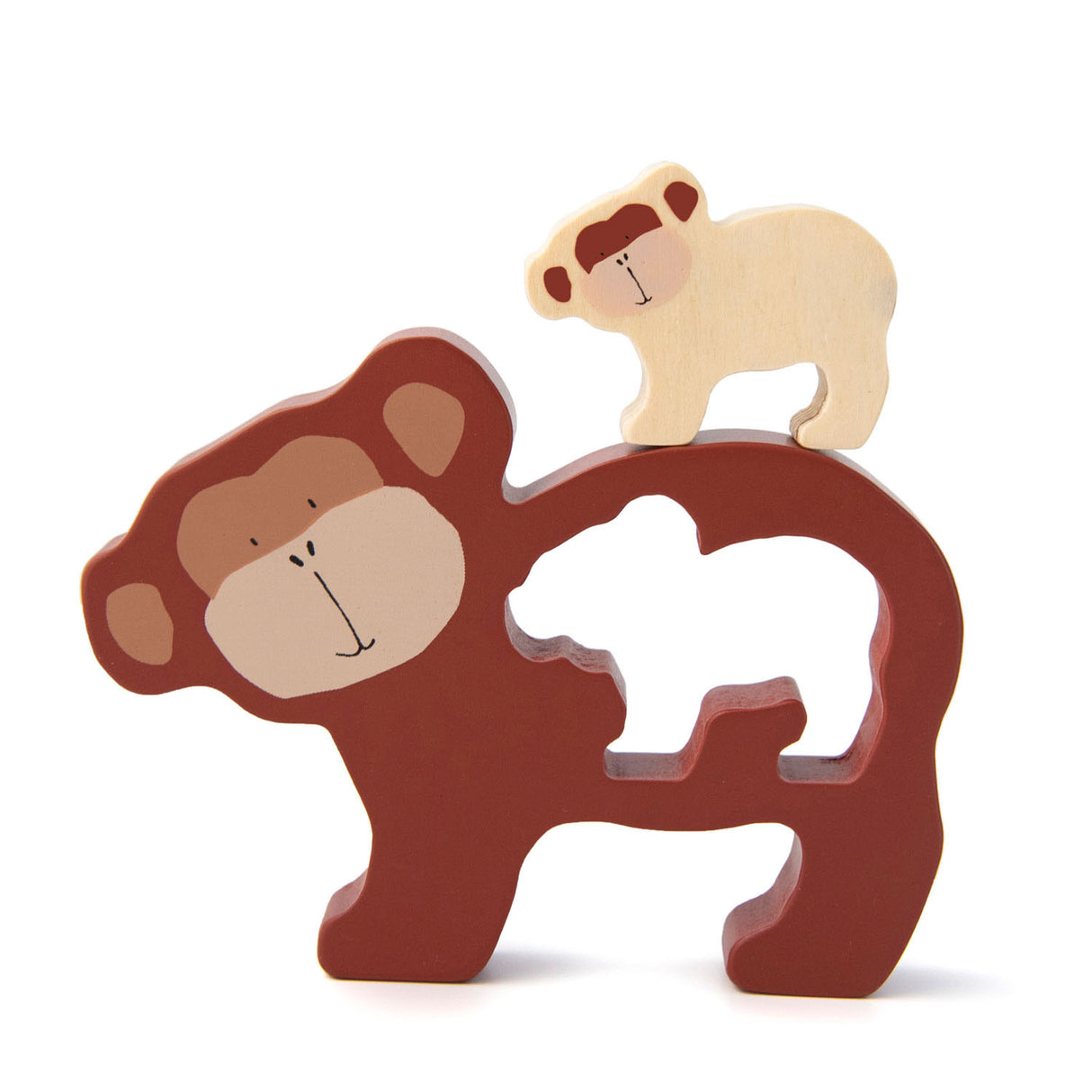 Trixie Wooden Baby Puzzle Mr. Monkey