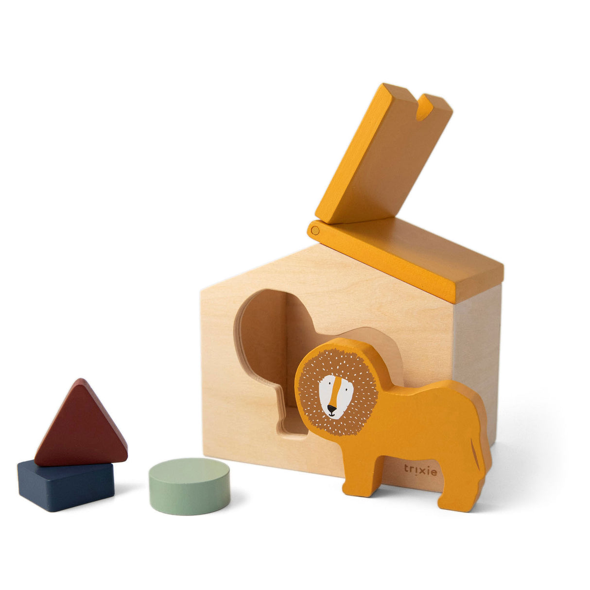 Trixie wooden house with blocks Mr. Lion