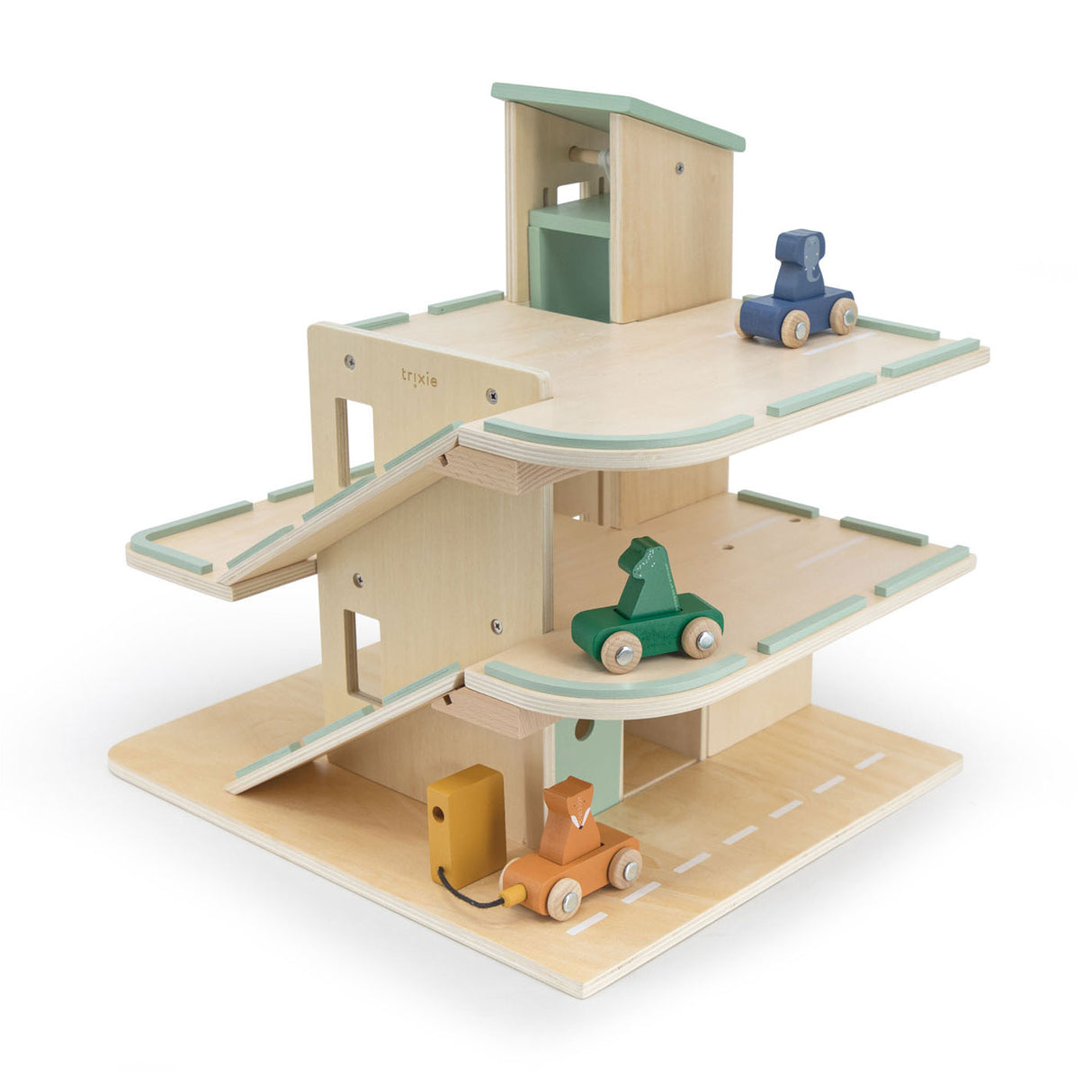 Trixie wooden garage with accessories