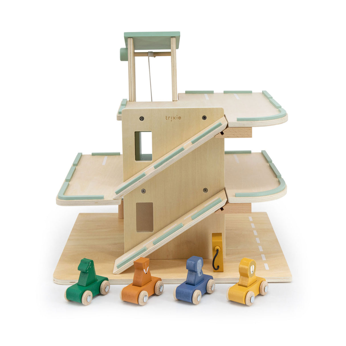 Trixie wooden garage with accessories