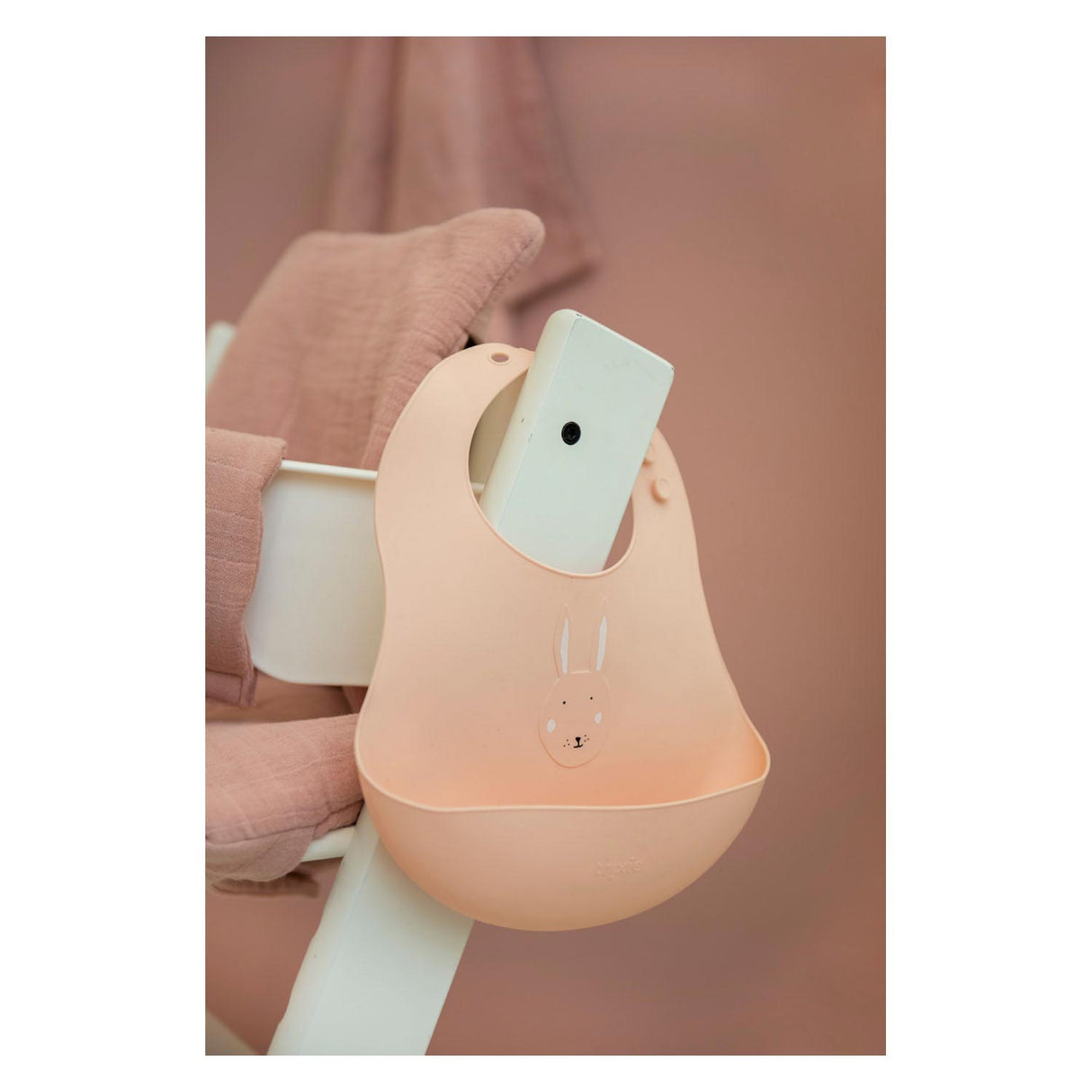 Trixie Silicone Slabbetje Mrs Rabbit, 2: a.