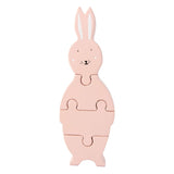 Trixie Wooden Animal nekdanja uganka gospa Rabbit, 4st.