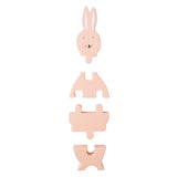 Trixie Wooden Animal nekdanja uganka gospa Rabbit, 4st.