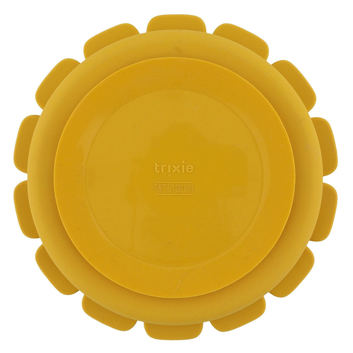 Trixie silicone board with compartments and suction cup - mr. Lion