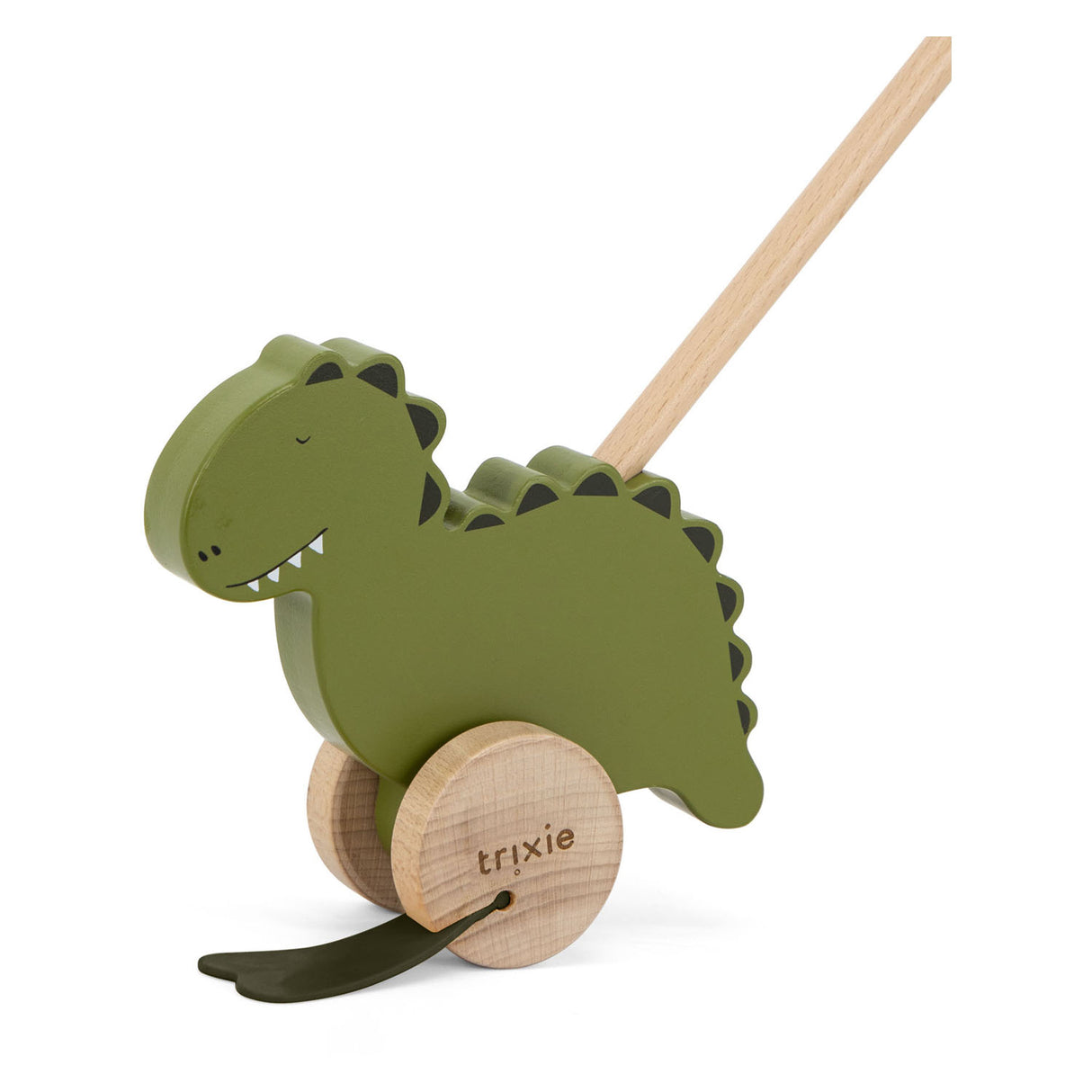 Trixie wooden push figure - mr. Dino
