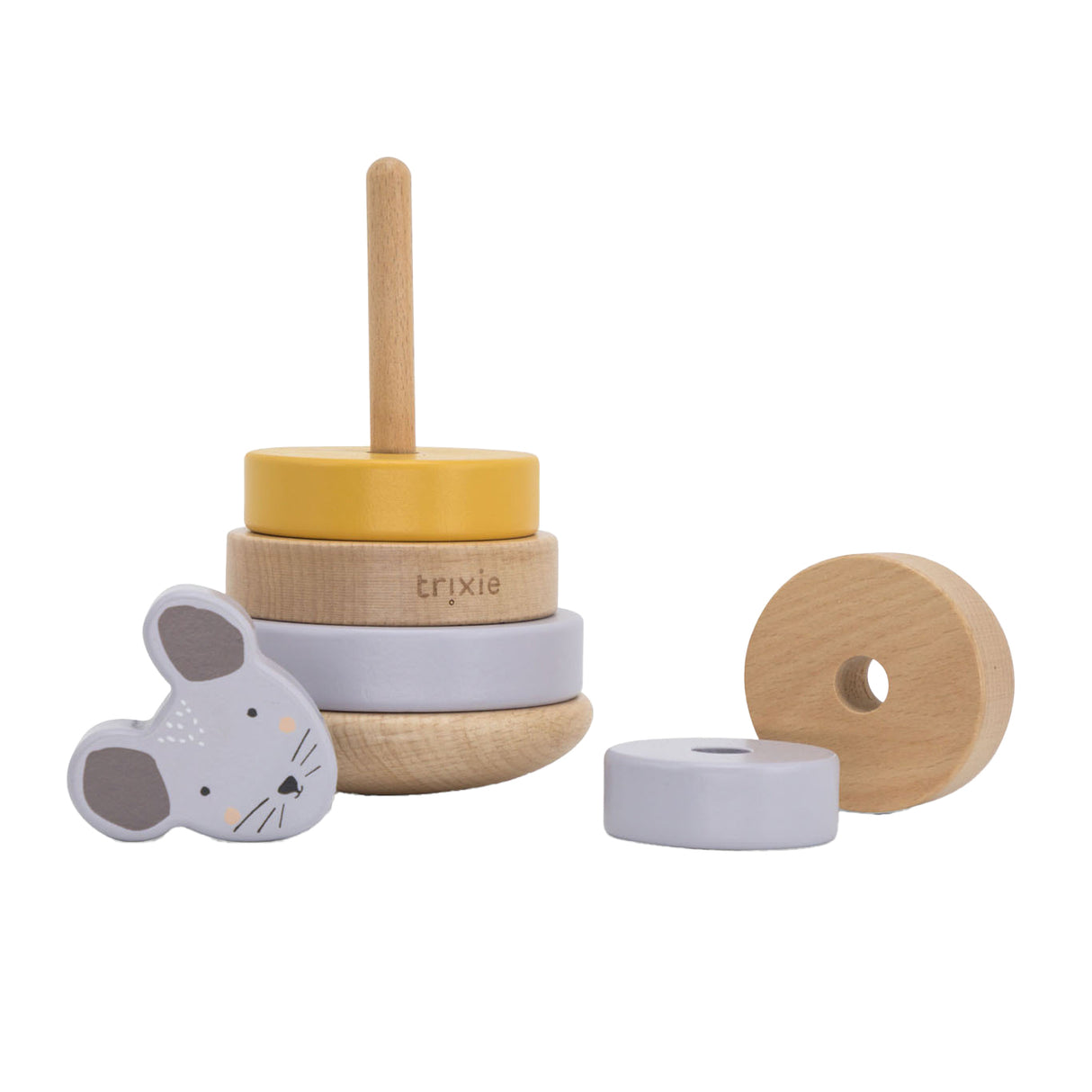 Trixie wooden stacking tower - mrs. mouse