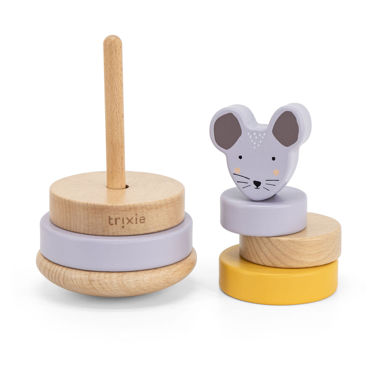 Trixie wooden stacking tower - mrs. mouse