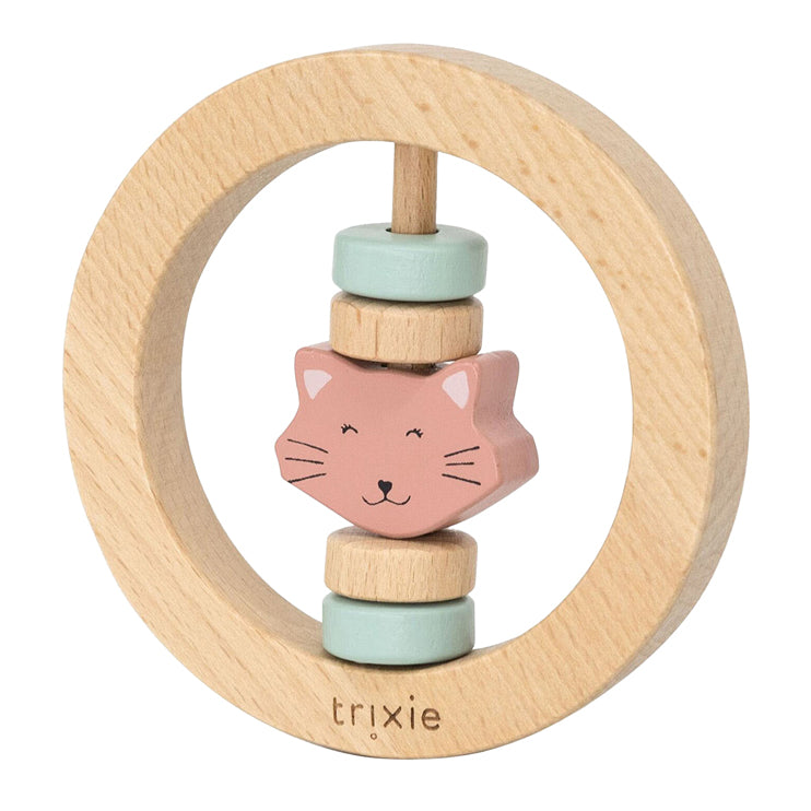 Trixie Wooden Rattle - Mrs. cat