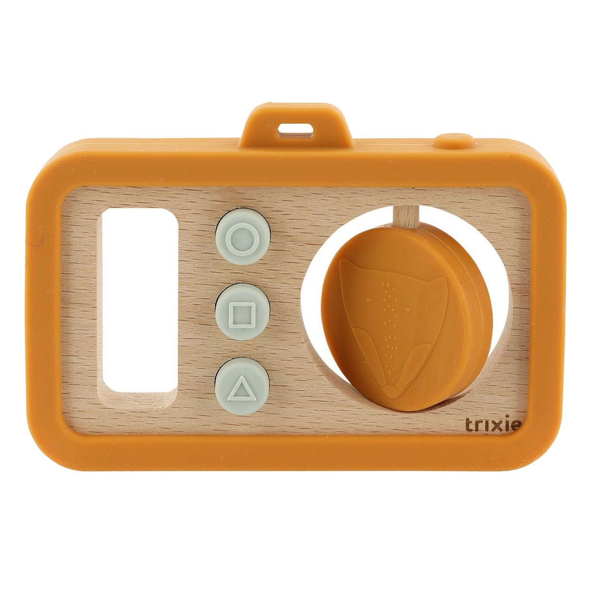 Trixie Wooden Silicone Baby Camera - Mr. Fox