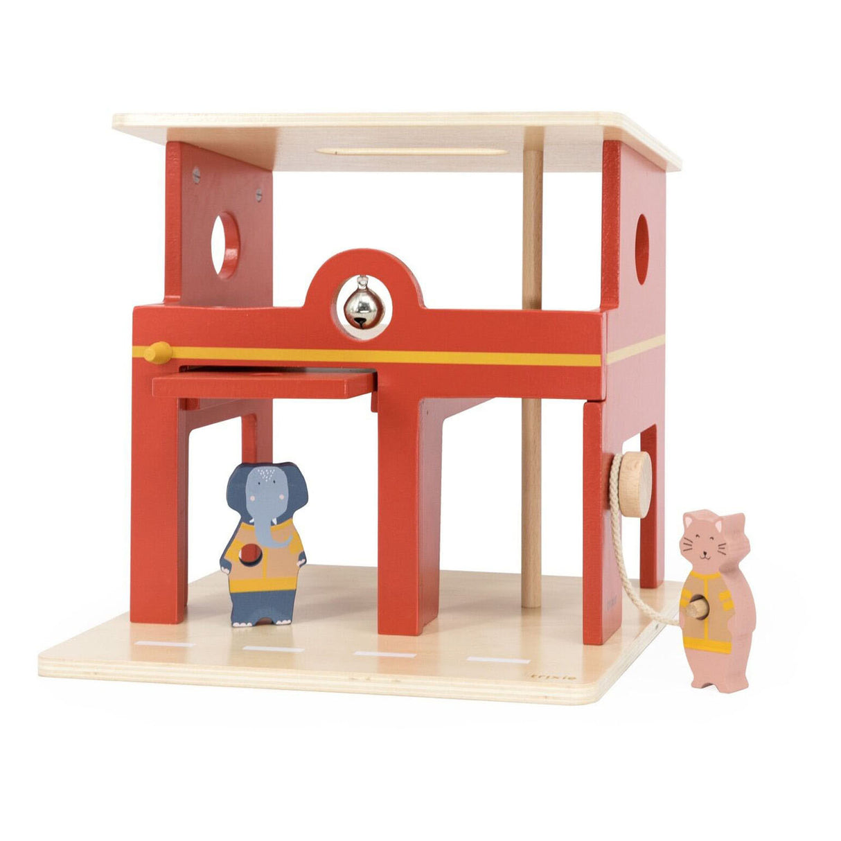 Trixie wooden animal fire station