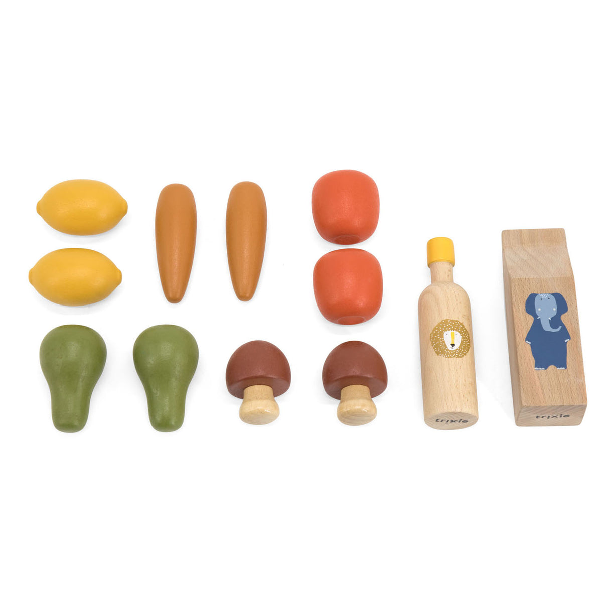 Trixie wooden shopping set, 12dlg.