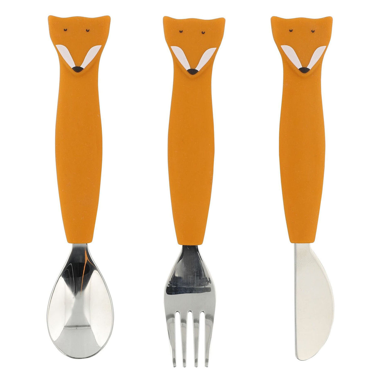 Trixie silicone dining set - mr. Fox, 3st.
