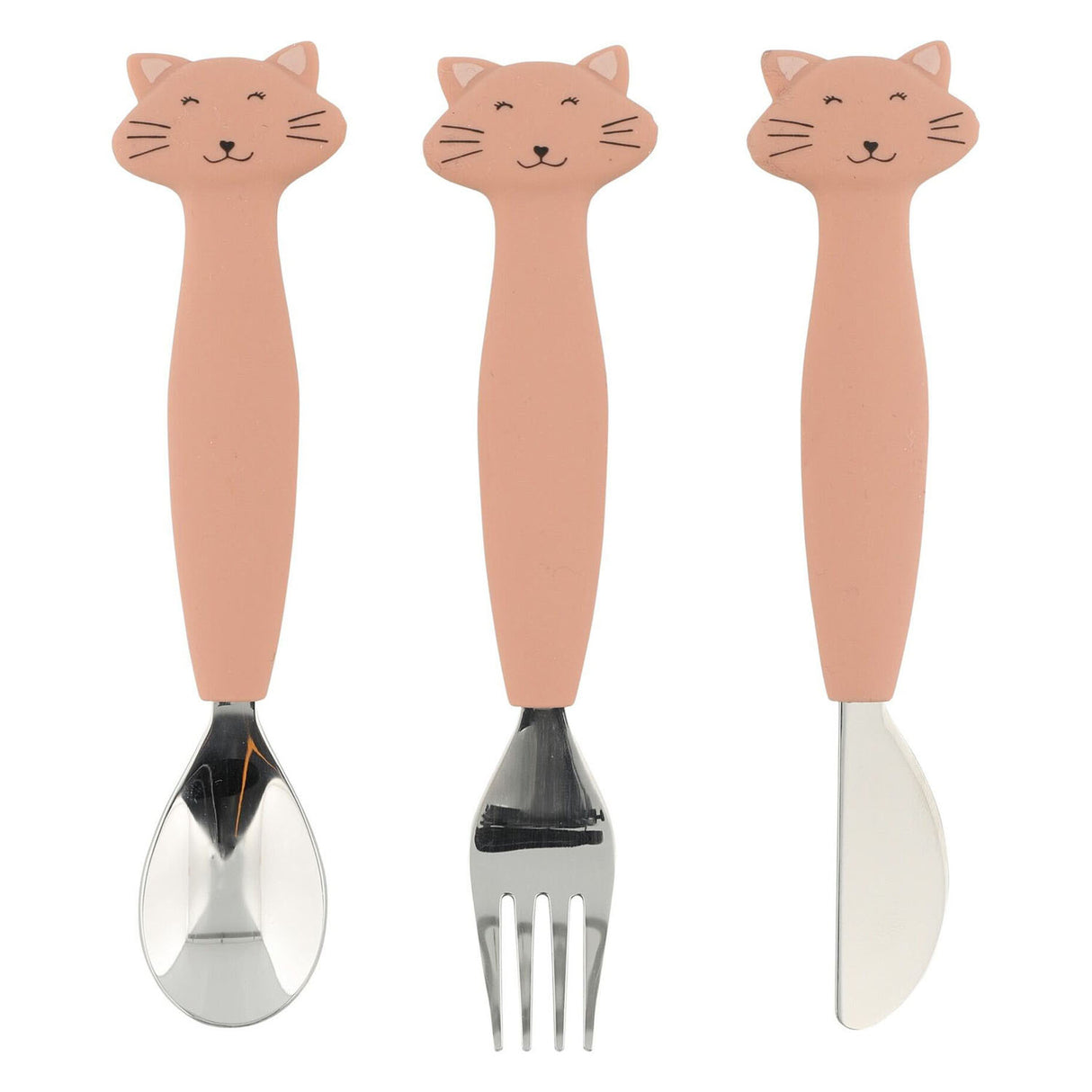 Trixie silicone dining set - mrs. Cat, 3st.