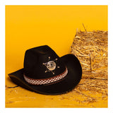 Boland børns hat sheriff sort