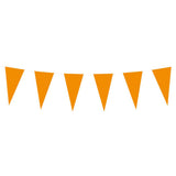 Papirflagglinje oransje, 10mtr.
