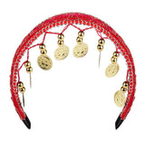 Boland set de danza del vientre rojo, 3 piezas.