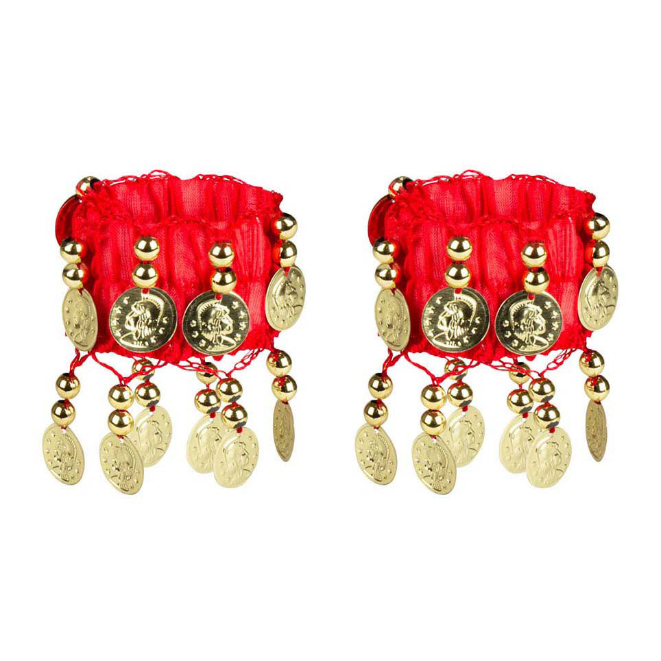Boland set de danza del vientre rojo, 3 piezas.