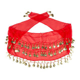 Boland set de danza del vientre rojo, 3 piezas.