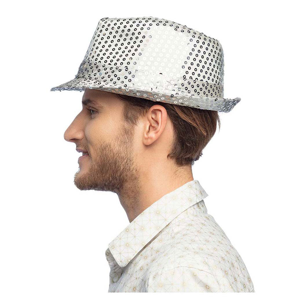 Boland hat pop star sequins silver